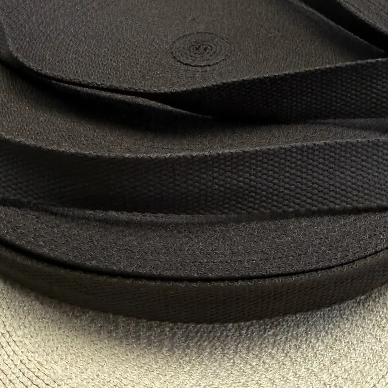 1-Inch Rpet-Blend Organic Cotton Webbing In Earth Brown 1
