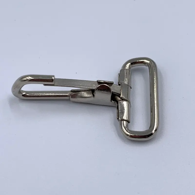 1" Nickel-Plated Snap Hook – Compact Fastener 1