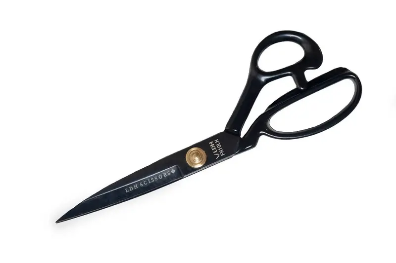 10-Inch Left-Handed Midnight Fabric Shears – True-Designed Cutting Scissors By Ldh 1