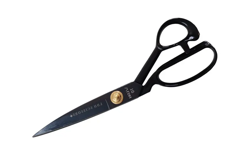 10-Inch Midnight Fabric Shears With Painted Handle By Ldh Scissors 1