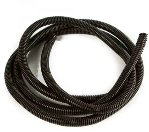 100-Foot Roll Of 3/8-Inch Black Split Wire Loom For Cable Protection And Organization 1
