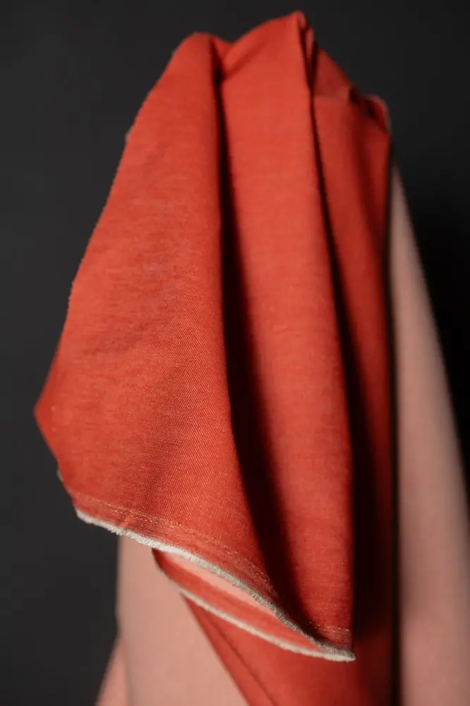 10Oz Organic Cotton Denim In Poppy Red – Merchant & Mills 1