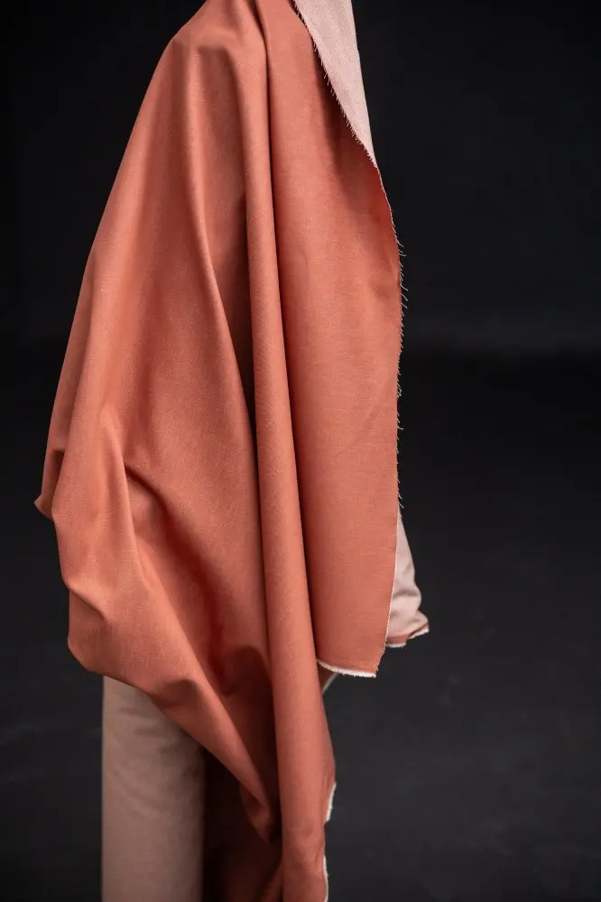 10Oz Organic Denim Fabric In Terracotta – Gots-Certified Cotton, Merchant & Mills 1
