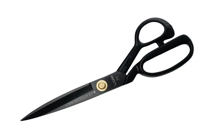 11-Inch Midnight Fabric Shears With Rubber Grip – Ldh Scissors 1