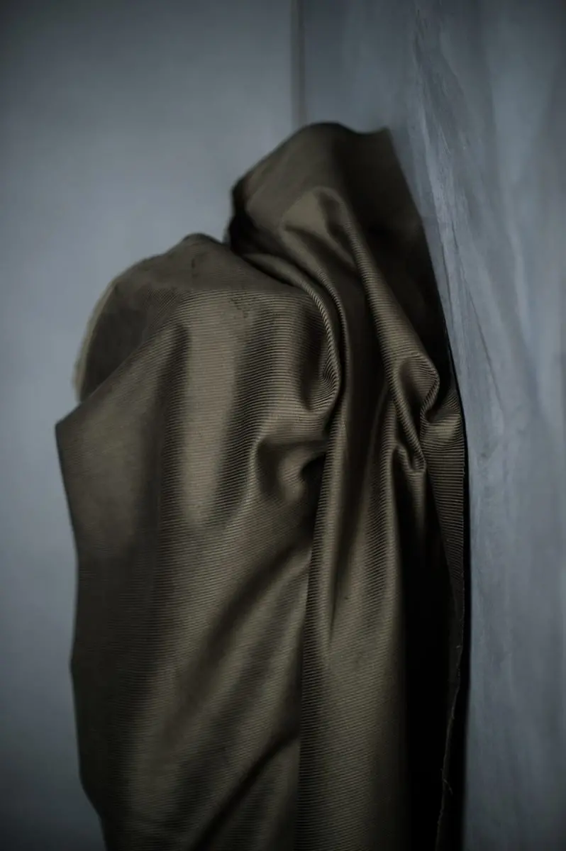 11-Wale Olive Cotton Corduroy Fabric By Merchant & Mills 1