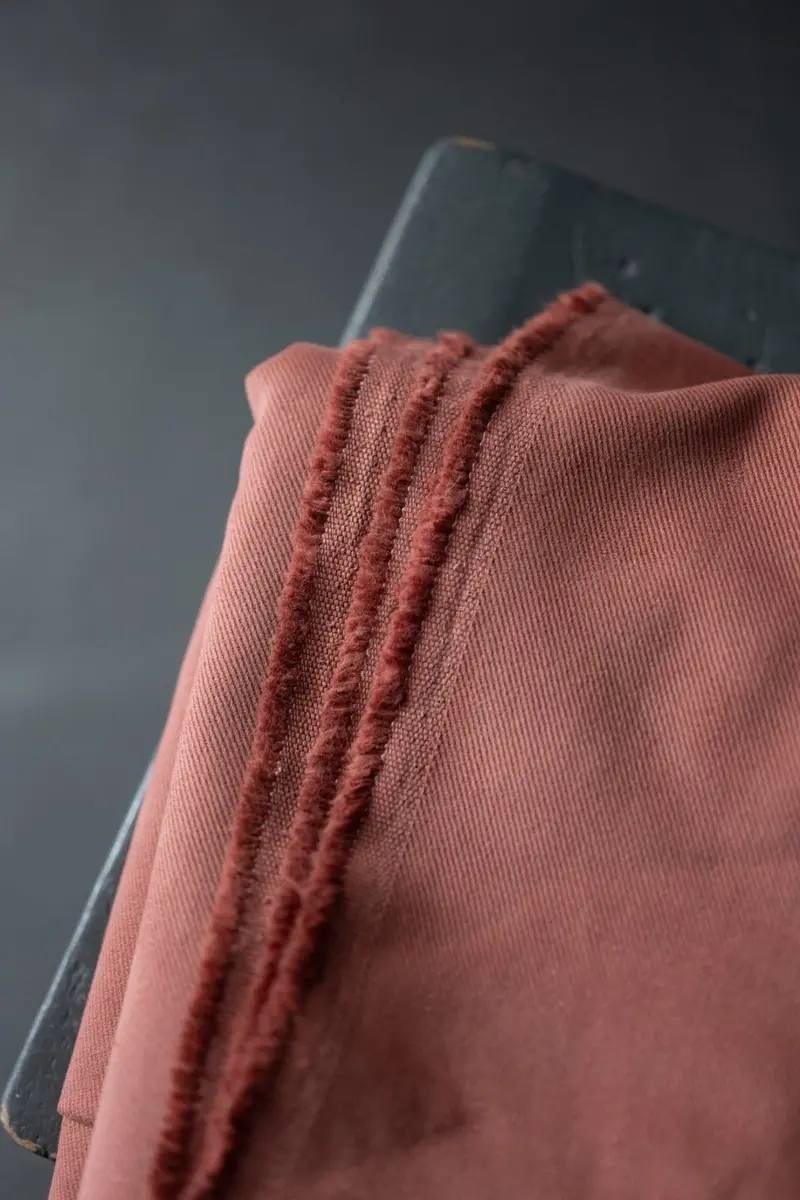 12Oz Winter Pink Sanded Organic Cotton Twill – Merchant & Mills 1