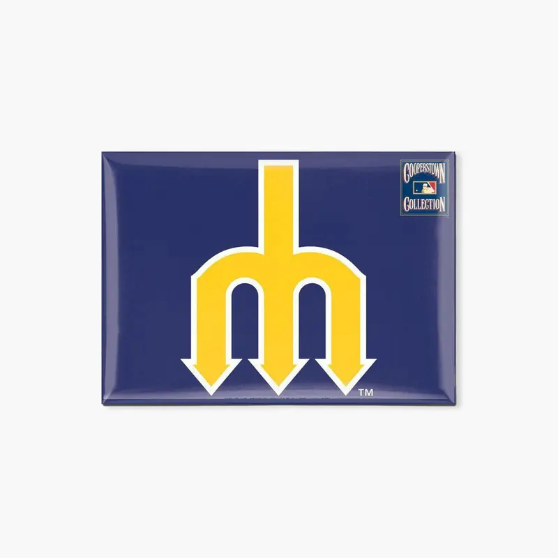 2.5" X 3.5" Trident Logo Magnet – Seattle Mariners 1