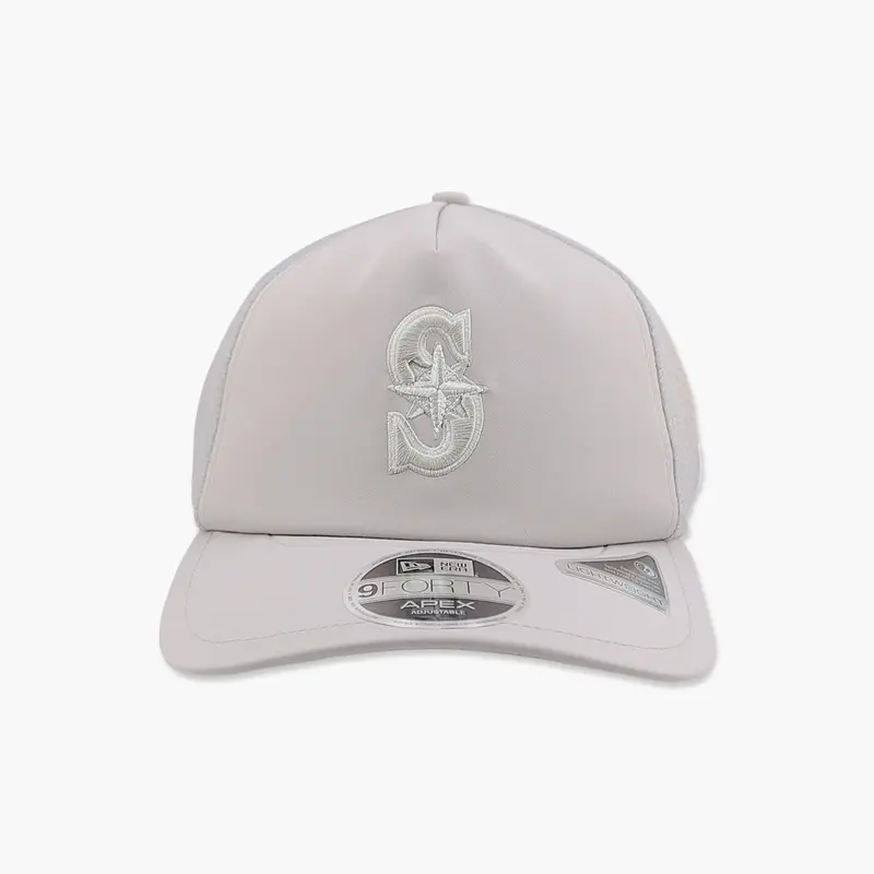 2026 Batting Practice Grey Apex Trucker Hat – Seattle Mariners 1