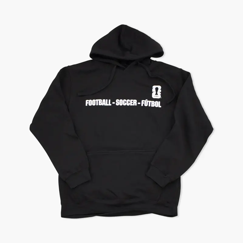 2026 Fifa World Cup Global Game Black Hoodie 1
