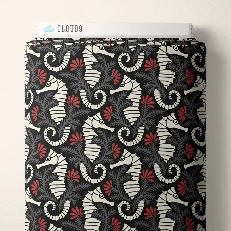 2630 H Ocean Motion Canvas Fabric By Roucoucou For Cloud 9 Fabrics 1