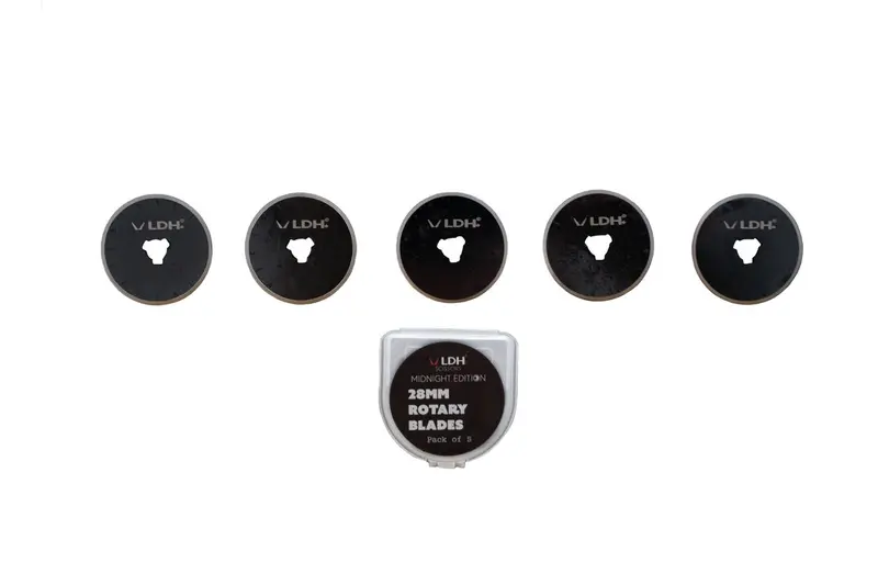 28Mm Midnight Edition Rotary Blades – Single Or 5-Pack By Ldh Scissors 1
