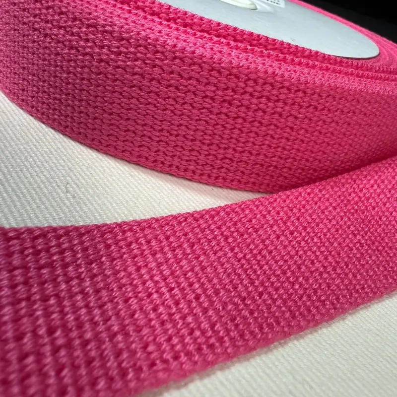 30Mm Barbie Pink Japanese Webbing – Vibrant & Smooth, Sold Per Meter 1