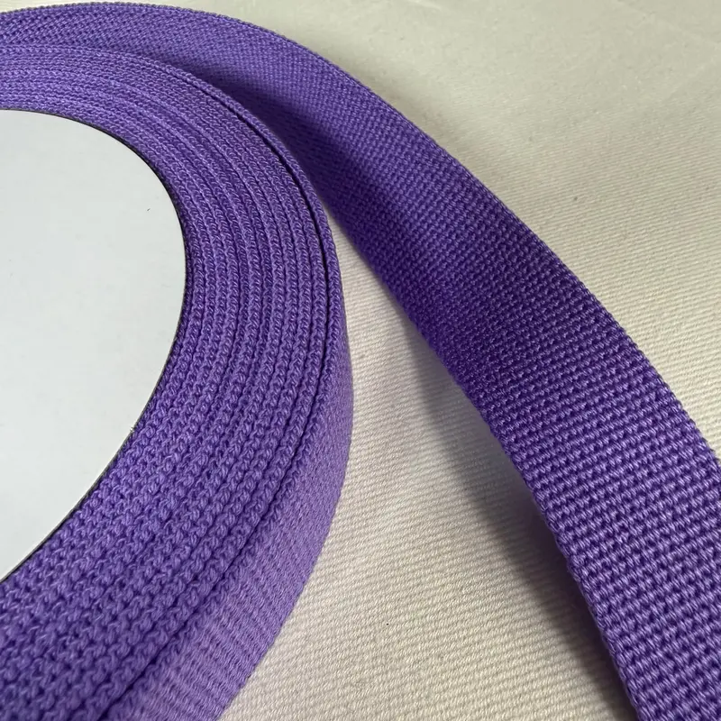 30Mm Dark Lavender Japanese Webbing – Rich Muted Purple, Sold Per Meter 1