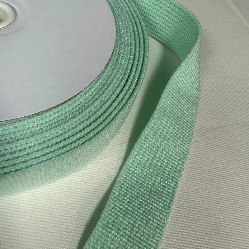 30Mm Minty Green Japanese Webbing – Crisp Cool Tone, Sold Per Meter 1