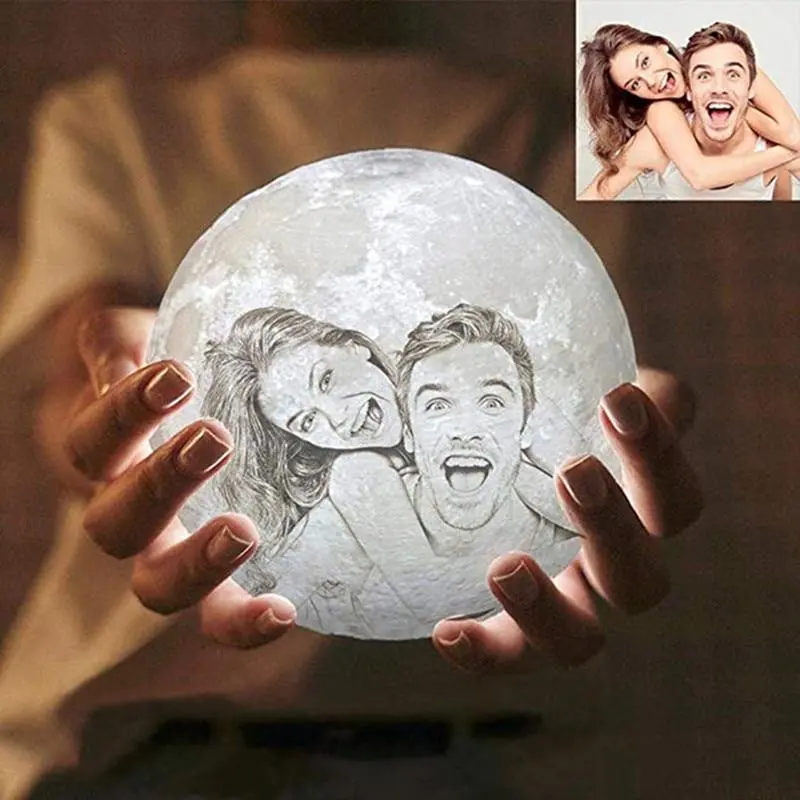 3D Moon Lamp – Limited-Edition Customizable Night Light With Realistic Crater Detail 1
