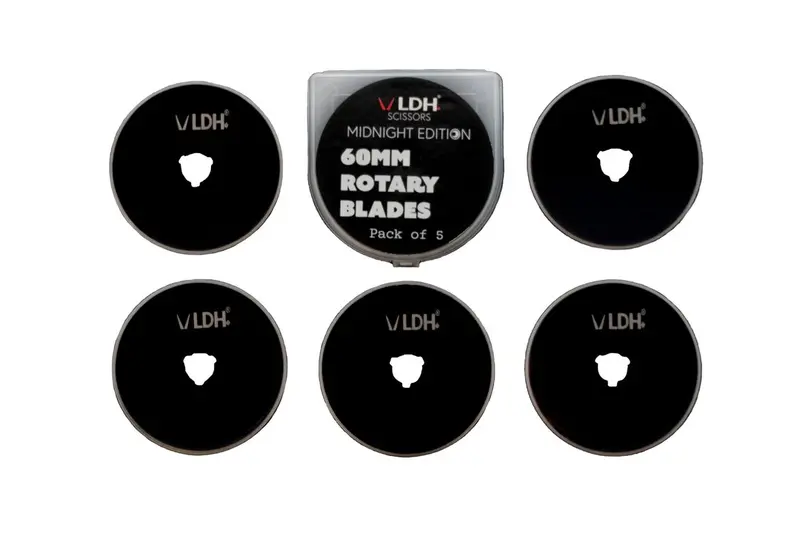 60Mm Midnight Edition Rotary Blades – Single Or 5-Pack By Ldh Scissors 1