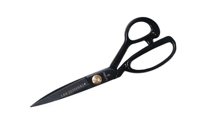 9-Inch Midnight Fabric Shears – Ergonomic Rubber Handle By Ldh 1