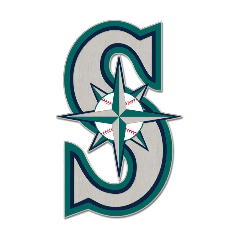 Acrylic Pin Featuring Seattle Mariners Primary Logo 1