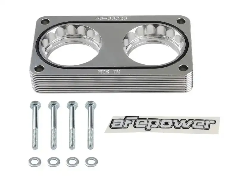 Afe Silver Bullet Throttle Body Spacer Kit – Ford F-Series Trucks (2005–2010, 6.8L V10) 1