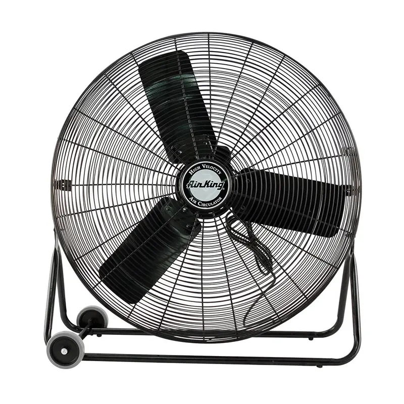 Air King 30" 3-Speed Pivoting Floor Fan – Indoor Industrial-Style Open Motor Design 1