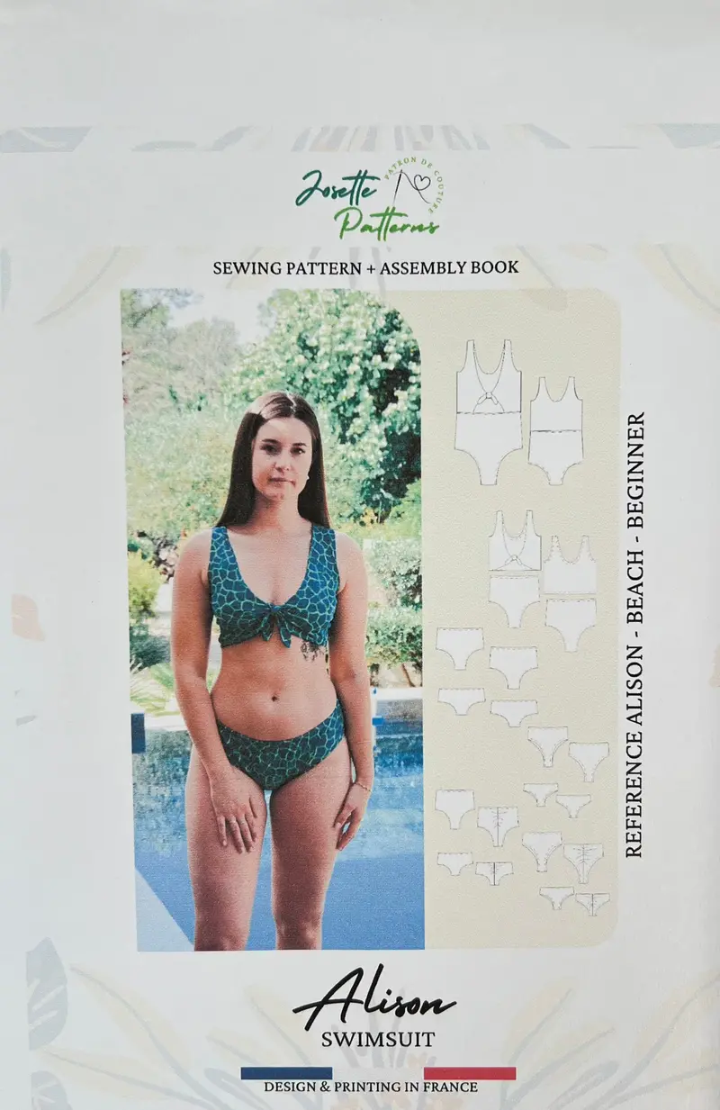 Alison Women'S One-Piece Swimsuit Pattern With Built-In Support By Josette Patterns 1