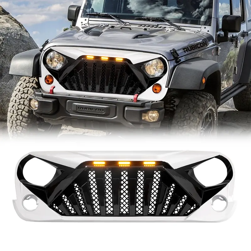 American Modified Goliath Front Grille – Fits 2007–2018 Jeep Wrangler Jk Models 1