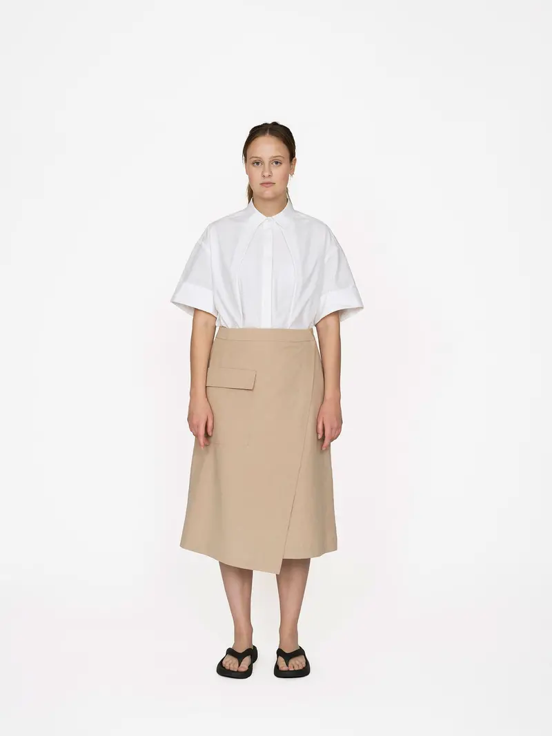 Asymmetrical Midi Skirt Pdf Sewing Pattern | The Assembly Line 1