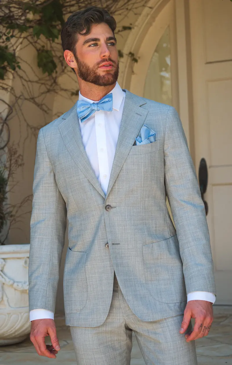Baby Blue Josh Bow Tie 1