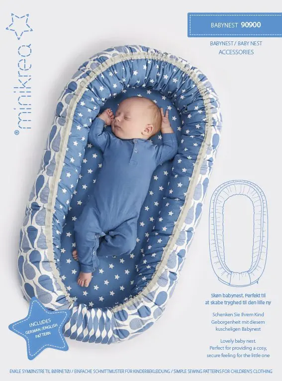 Baby Nest Sewing Pattern By Minikrea (Pdf Download) 1