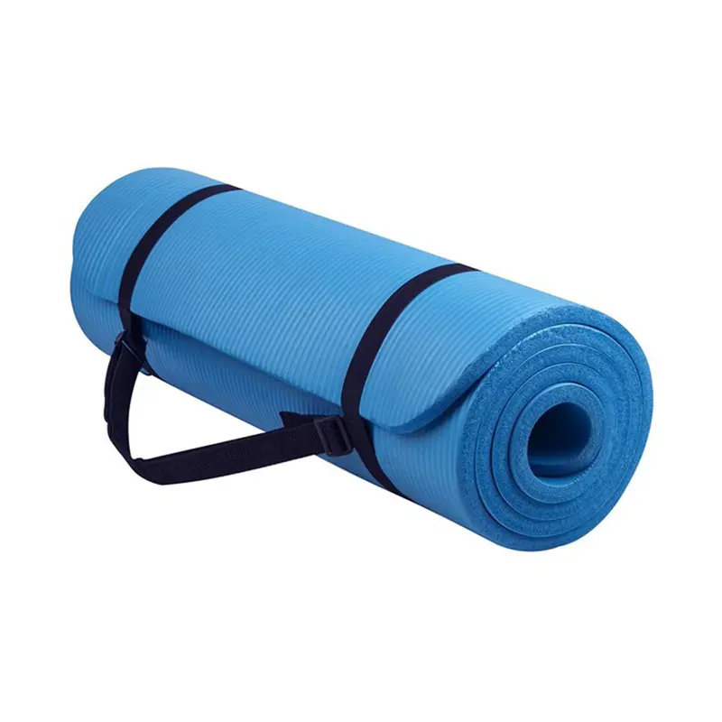 Balancefrom Goyoga Anti-Tear Exercise Mat – 71X24 Inches With Carry Strap, Blue 1