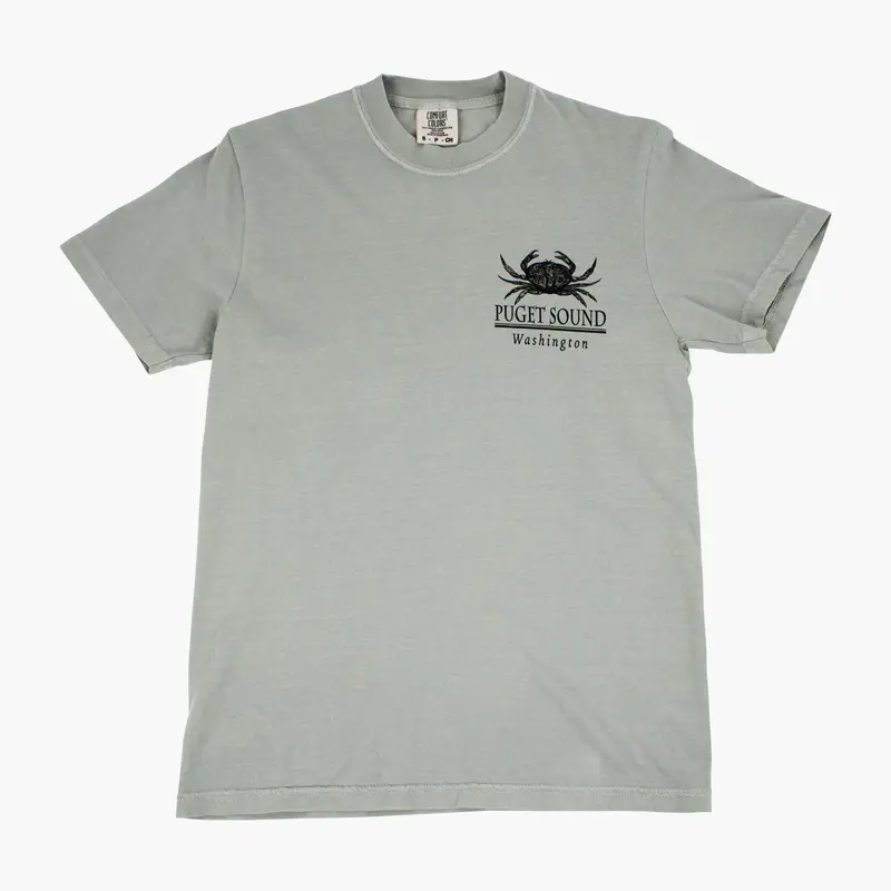 Bay Puget Sound Field Guide T-Shirt – Coastal Pacific Northwest Design 1