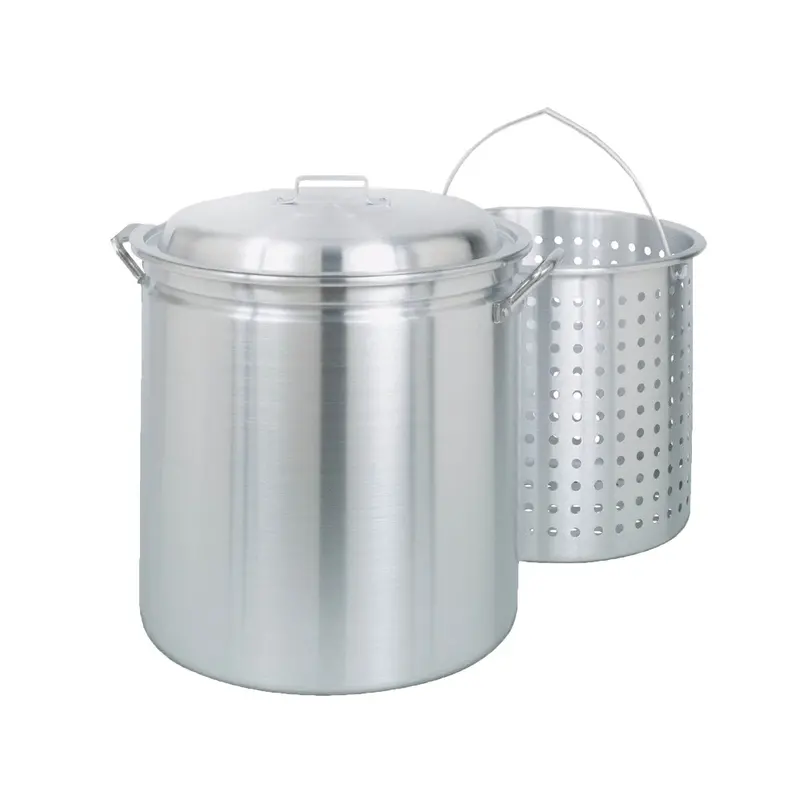 Bayou Classic 82-Quart Stainless Steel Stockpot With Lid – Heavy-Duty Cooking Pot (Model 1182) 1