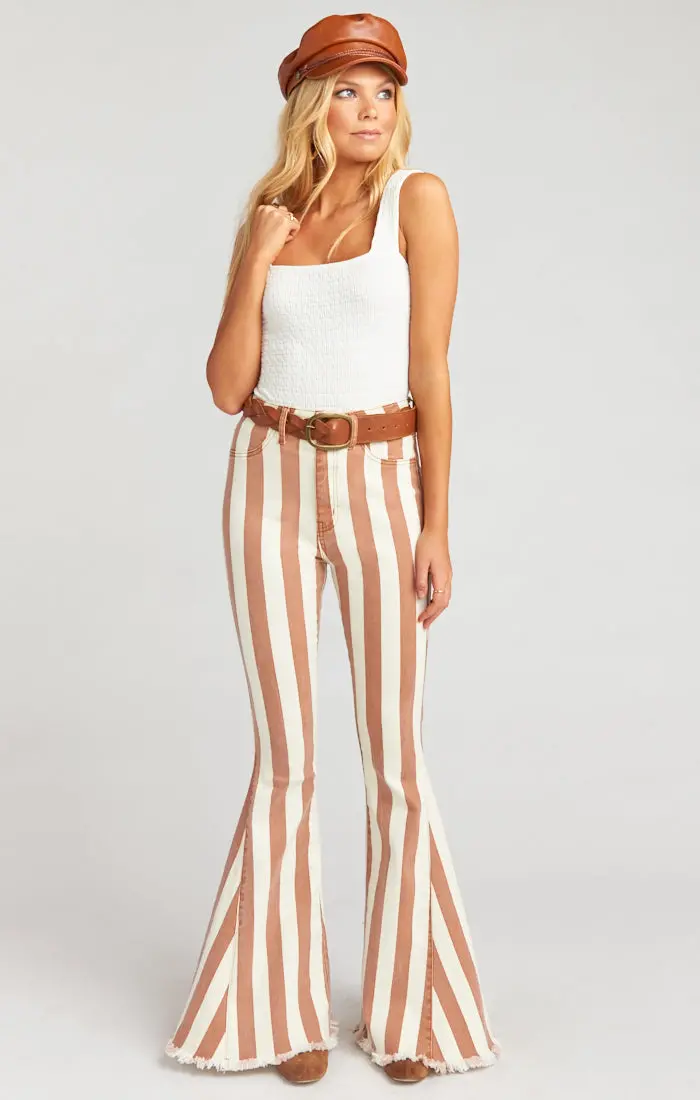 Berkeley Zip-Front Bell-Bottom Overalls 1