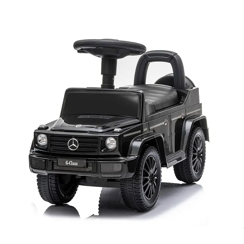 Best Ride On Cars Realistic Mercedes-Benz G-Wagon Push & Walk Toy – Black, For Toddlers 1