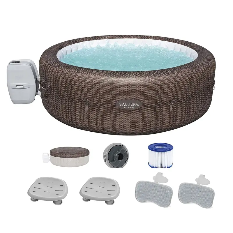Bestway Saluspa St. Moritz Hot Tub Kit – Two Spa Seats And Two Headrest Pillows 1