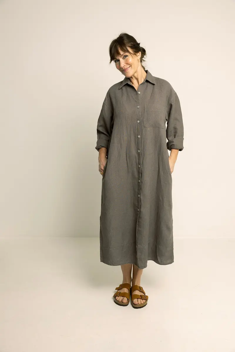 Big Shirt Dress Sewing Pattern – Wardrobe By Me Paper Design 1