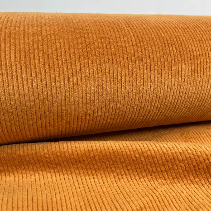 Biscuit Stretch Washed Corduroy – Softened Finish, Oeko-Tex® Certified, European Import 1