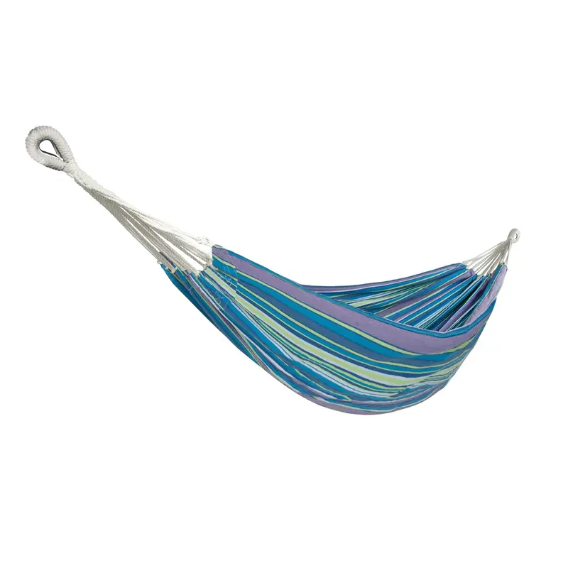 Bliss Hammocks Malibu Stripe Double Hammock – Nautical-Themed 265-Lb Hanging Lounge 1
