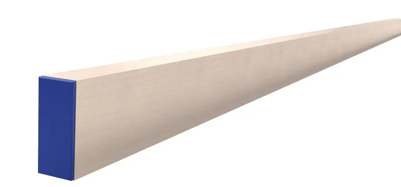 Bon Tool 16-Foot Reinforced Aluminum H-Screed – 1.5" X 3.5", Precision Concrete Screeding Bar 1