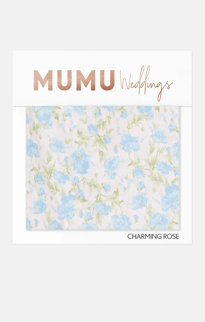 Bridesmaid Fabric Swatch – Charming Rose Color Sample 1