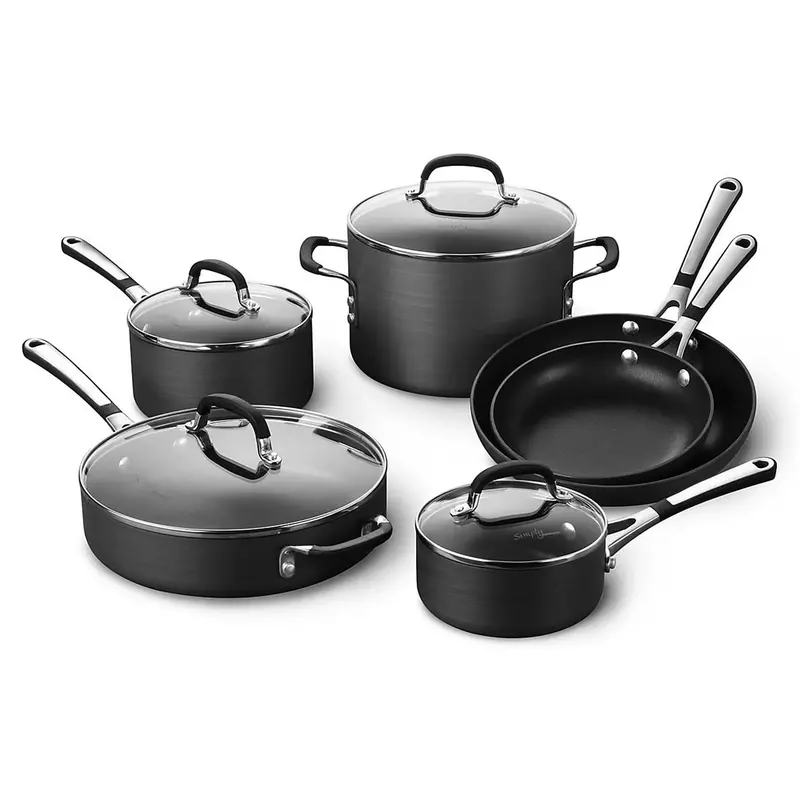 Calphalon 10-Piece Nonstick Cookware Set – Stay-Cool Handles – For Parts 1