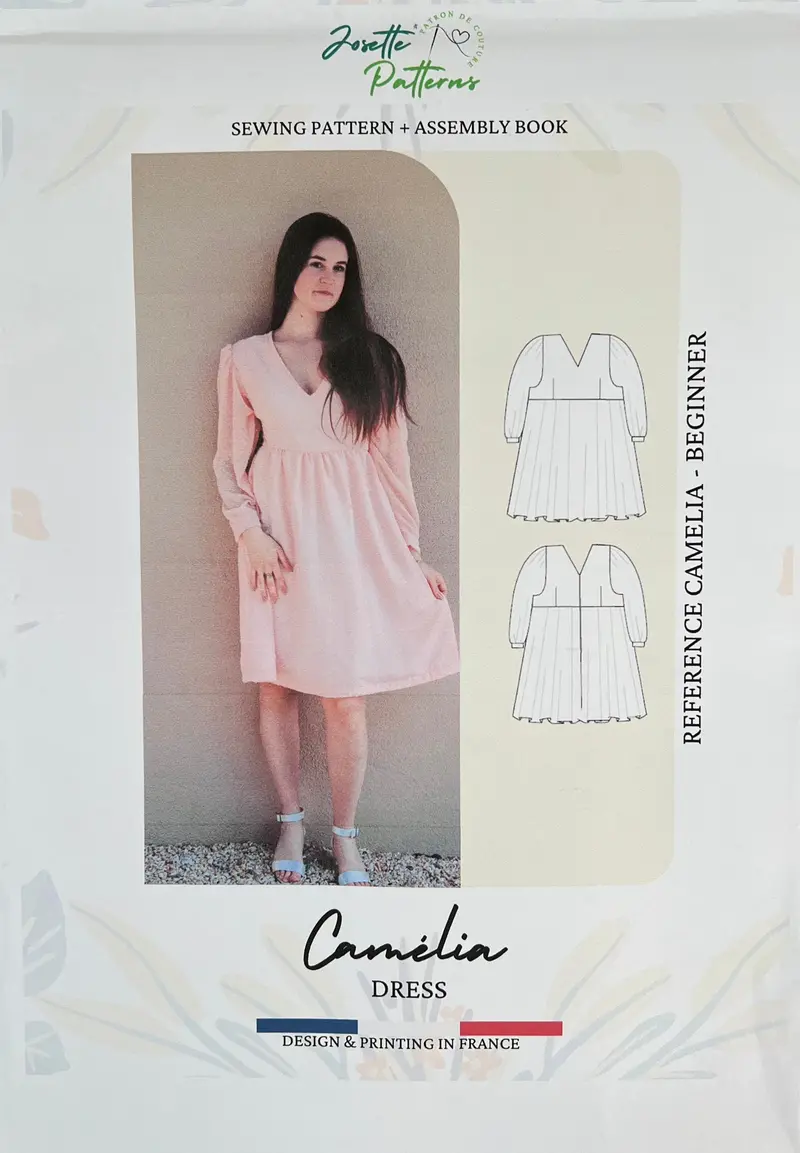 Camelia Women'S Flowy Midi Dress Pattern By Josette Patterns 1