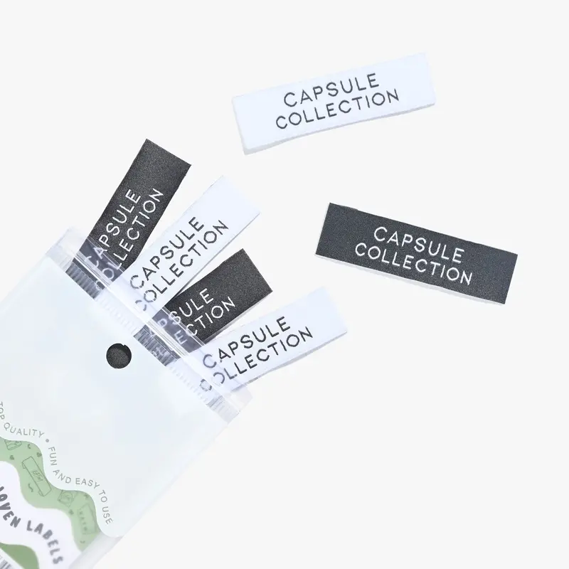 "Capsule Collection" Woven Clothing Labels Set – Kylie And The Machine 1