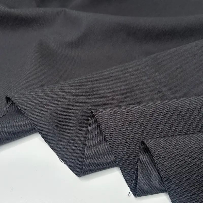 Charcoal Iron-Tone Cotton Canvas 1