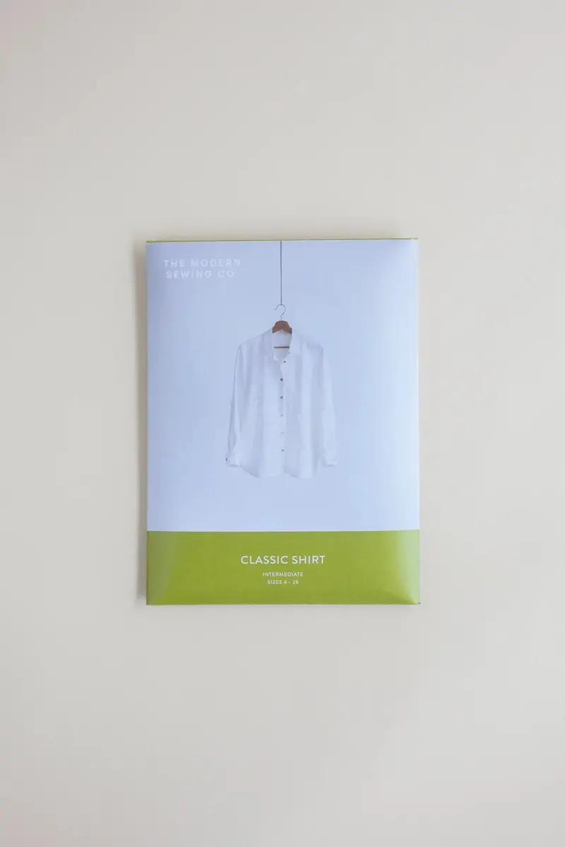 Classic Shirt Sewing Pattern – Premium Paper Pattern From Modern Sewing Co. 1