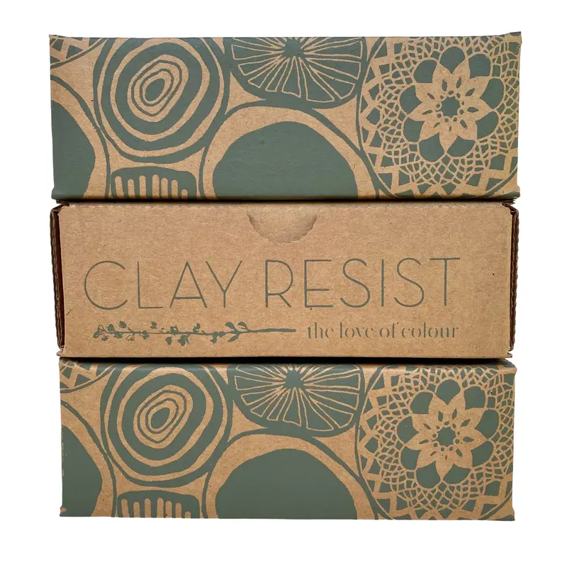 Clay Resist Dyeing Kit For Natural Fabric Printing 1