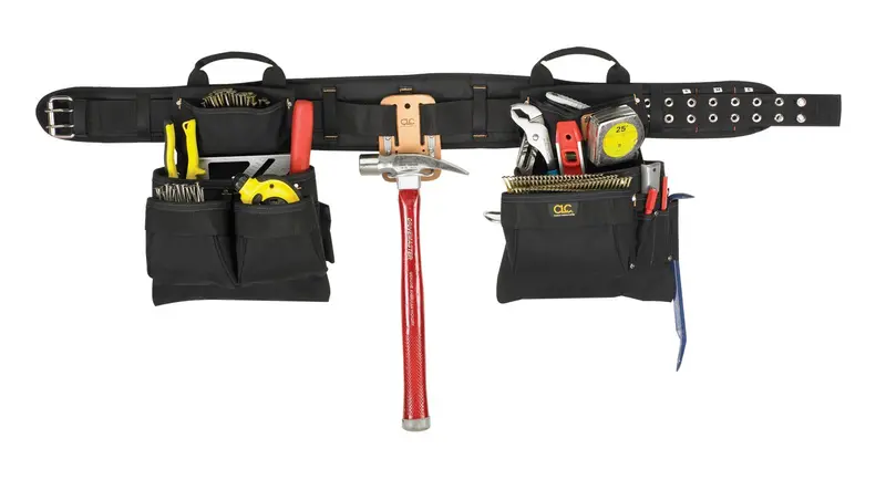Clc Custom Leathercraft 4-Piece Carpenter’S Combo Tool Belt – 17-Pocket Xl System 1