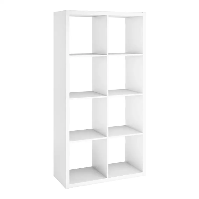 Closetmaid 4583 White Open-Back 8-Cube Decorative Bookshelf And Storage Organizer 1
