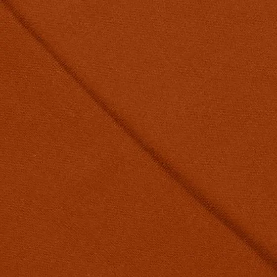Cognac Oeko-Tex® Certified Ribbed Cuff Knit – 1×1 Stretch – European Import 1