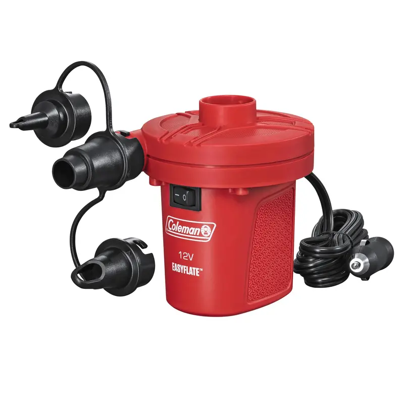 Coleman Easyflate 12V Dc Car Air Pump – Vehicle-Plug Inflator With Three Interchangeable Tips 1